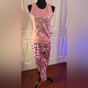 Chic Pink Women's Pajama Set